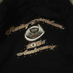 Harley zip front hoodie